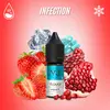 INFECTION - гранат з полуницею, жуйкою та холодом, Об'єм флакону: 10мл, Смак рідини : Фруктовий