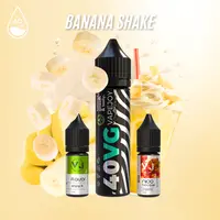 BANANA SHAKE - молочний коктейль з бананом та ваніллю 60мл