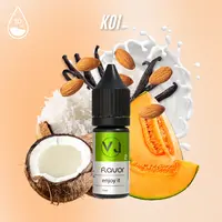 KOI - ванільне морозиво з динею, кокосом та мигдалем, Об'єм флакону: 10мл, Смак рідини :  Випічка / Десерти
