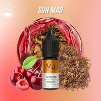 SUN MAD - тютюн з вишнею, Об'єм флакону: 10мл, Смак рідини : Тютюн