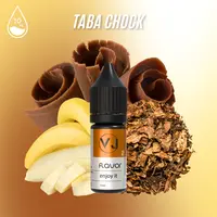 TABA CHOCK - тютюн з бананом та шоколадом, Об'єм флакону: 10мл, Смак рідини : Тютюн