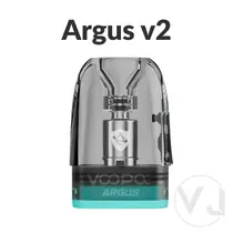 Картридж VooPoo Argus Top Fill Cartridge V2, Ω / ML: 0,7Ω  (3ML)