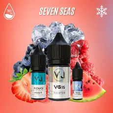 SEVEN SEAS - арбуз с клубникой и нотами черники, малины (30мл Salt)