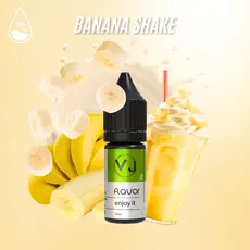 BANANA SHAKE - молочний коктейль з бананом та ваніллю, Об'єм флакону: 10мл, Смак рідини : Напої 