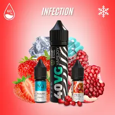 INFECTION - гранат с клубникой, жвачкой и холодом 60мл