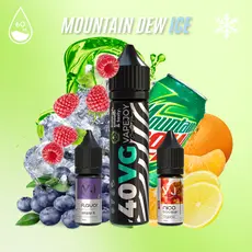 MOUNTAIN DEW ICE - холодная цитрусовая газировка с малиной и черникой 60мл