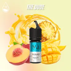 DUDE - манго з ананасом та персиком, Об'єм флакону: 10мл, Смак рідини : Фруктовий