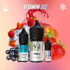 VITAMIN ICE - черная смородина с персиком, клубникой и холодом 60мл