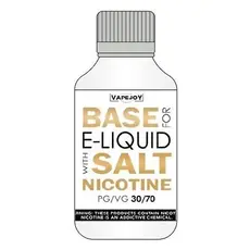 ГОТОВАЯ БАЗА (Солевая) "30/70" VAPEJOY - 250 мл