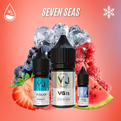 SEVEN SEAS - арбуз с клубникой и нотами черники, малины (30мл Salt)