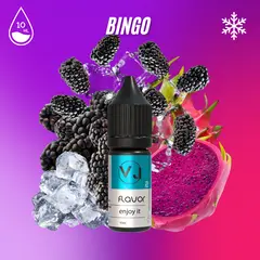 BINGO - драгонфрут з ожиною та холодом, Об'єм флакону: 10мл, Смак рідини : Фруктовий