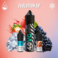 EVOLUTION 59 - клубника с виноградом и холодом 60мл