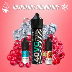 RASPBERRY CRANBERRY - малина с клюквой 60мл