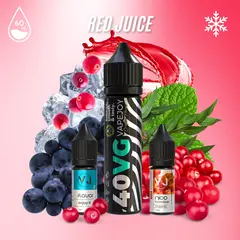 RED JUICE - красные ягоды и черный виноград с нотами эвкалипта и мяты 60 мл