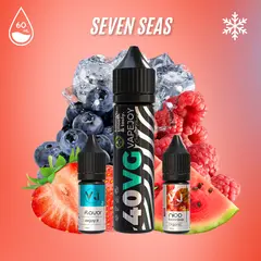 SEVEN SEAS - арбуз с клубникой и нотами черники, малины 60мл