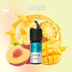 DUDE - манго з ананасом та персиком, Об'єм флакону: 10мл, Смак рідини : Фруктовий