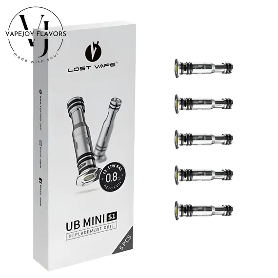 Змінний випарник Lost Vape UB Mini S1 Coil 0.8Ω, зображення 2 Змінний випарник Lost Vape UB Mini S1 Coil 0.8Ω, зображення 2