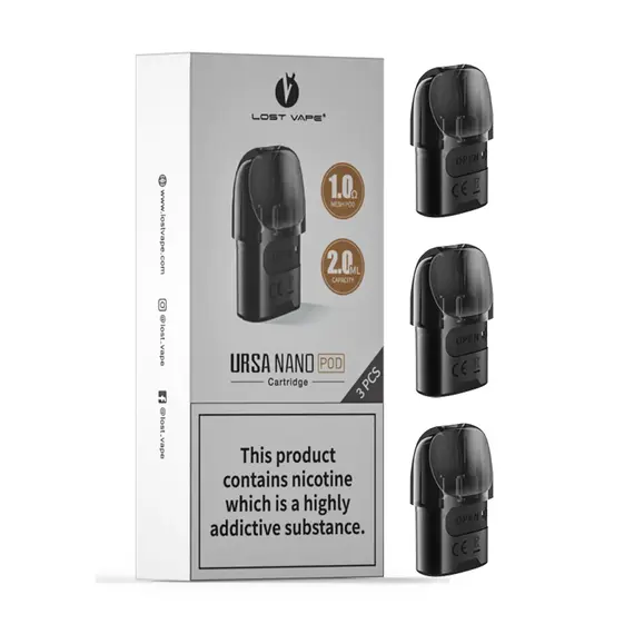 Картридж Ursa Nano Pod 1.0Ω, сопротивление: 1,0 ohm, изображение 2 Картридж Ursa Nano Pod 1.0Ω, сопротивление: 1,0 ohm, изображение 2
