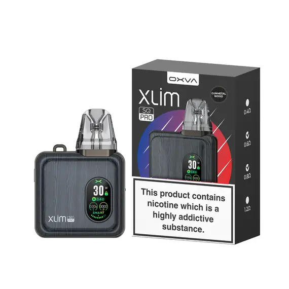 OXVA Xlim SQ Pro- GUNMETAL WOOD, Color: GUNMETAL WOOD OXVA Xlim SQ Pro- GUNMETAL WOOD, Color: GUNMETAL WOOD