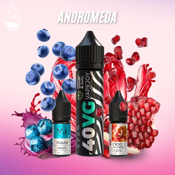 ANDROMEDA - жидкость для вейпа со вкусом граната и черники 60мл