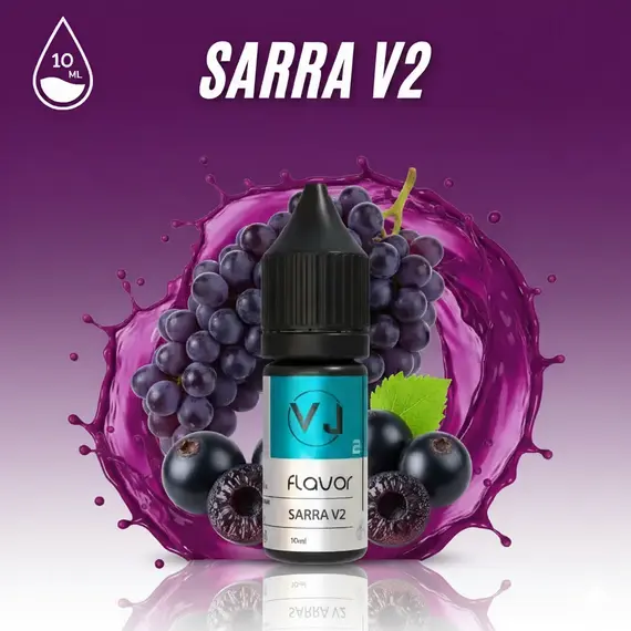 Sarra V2 – ароматизатор зі смаком чорної смородини і винограду Sarra V2 – ароматизатор зі смаком чорної смородини і винограду