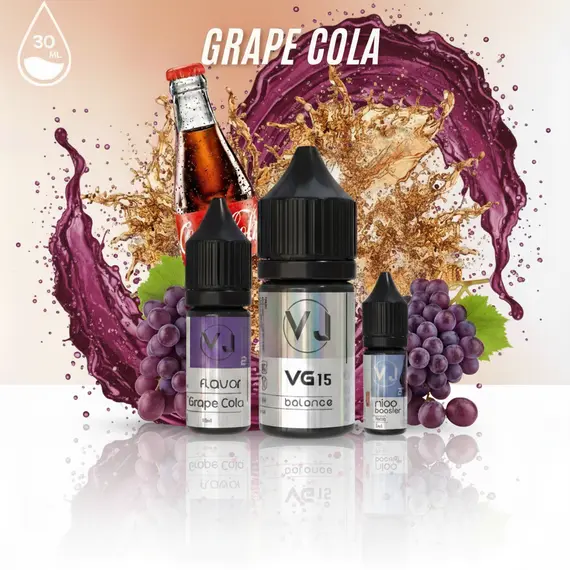 GRAPE COLA - Кола с Виноградом (30мл Salt), изображение 2 GRAPE COLA - Кола с Виноградом (30мл Salt), изображение 2