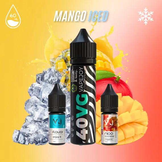 MANGO ICED - рідина для вейпу зі смаком манго з холодом 60мл MANGO ICED - рідина для вейпу зі смаком манго з холодом 60мл
