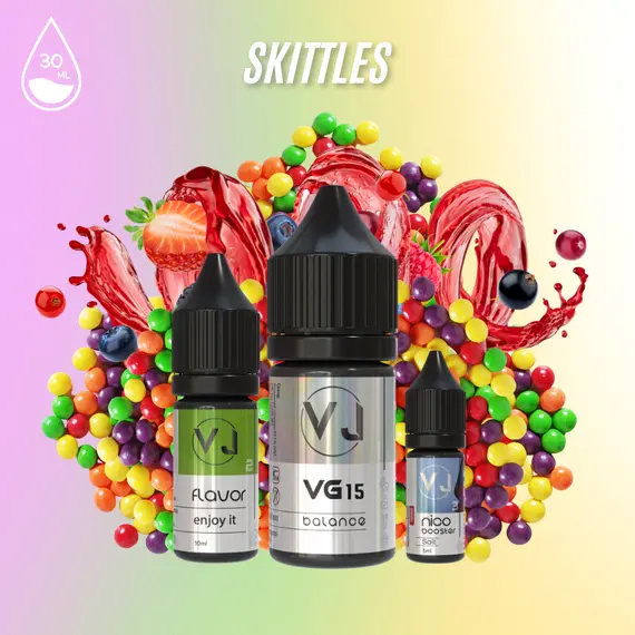 SKITTLES - фруктовые жевательные конфеты (30мл Salt) SKITTLES - фруктовые жевательные конфеты (30мл Salt)
