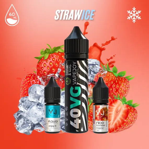 STRAWICE - полуниця з холодом 60мл STRAWICE - полуниця з холодом 60мл