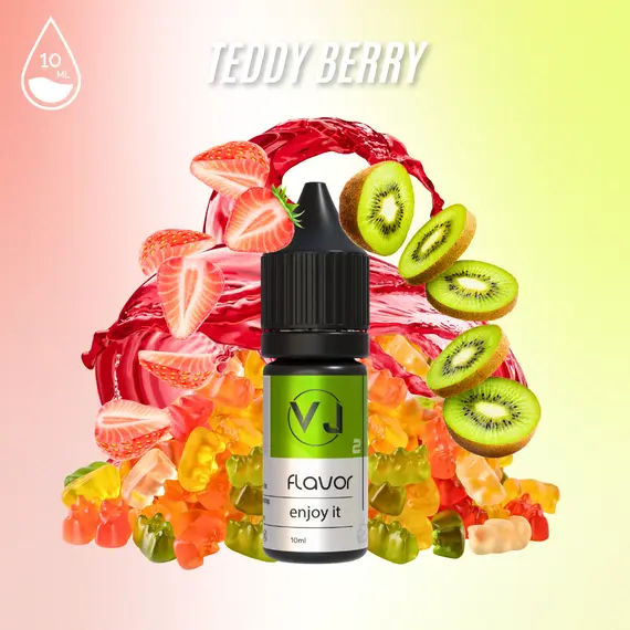 TEDDY  BERRY - желейні ведмедики з полуницею та ківі TEDDY  BERRY - желейні ведмедики з полуницею та ківі