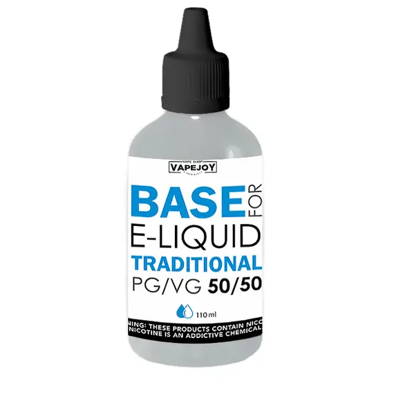 Готова база (основа) "50/50" VapeJoy - 100 мл, Об'єм флакону: 100мл Готова база (основа) "50/50" VapeJoy - 100 мл, Об'єм флакону: 100мл